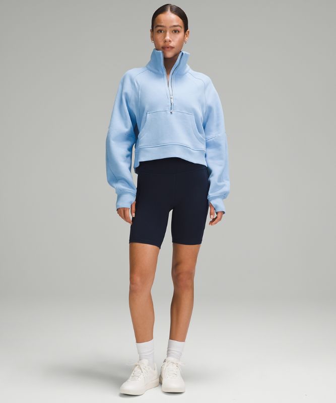 Scuba Oversized Funnel-Neck Half Zip