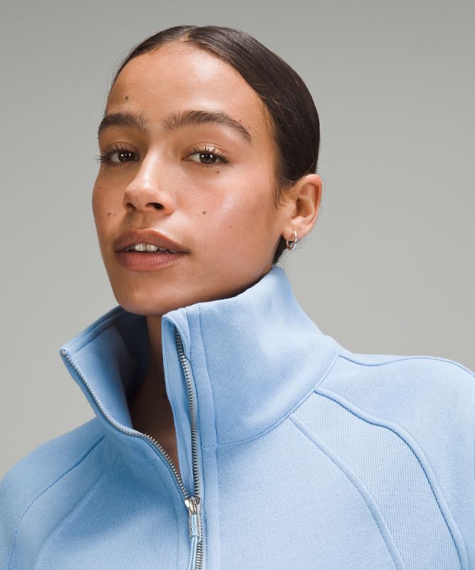 Scuba Oversized Funnel-Neck Half Zip