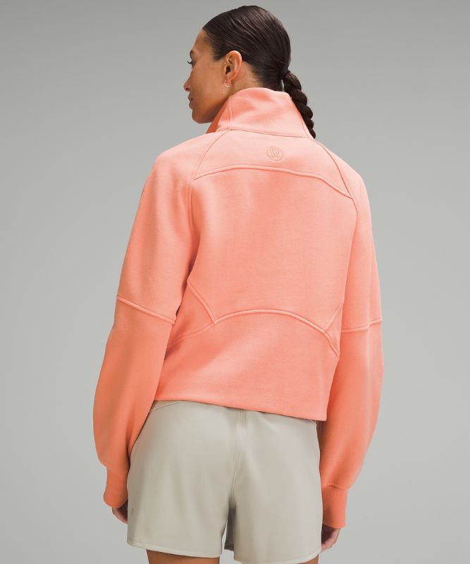 Scuba Oversized Funnel-Neck Half Zip