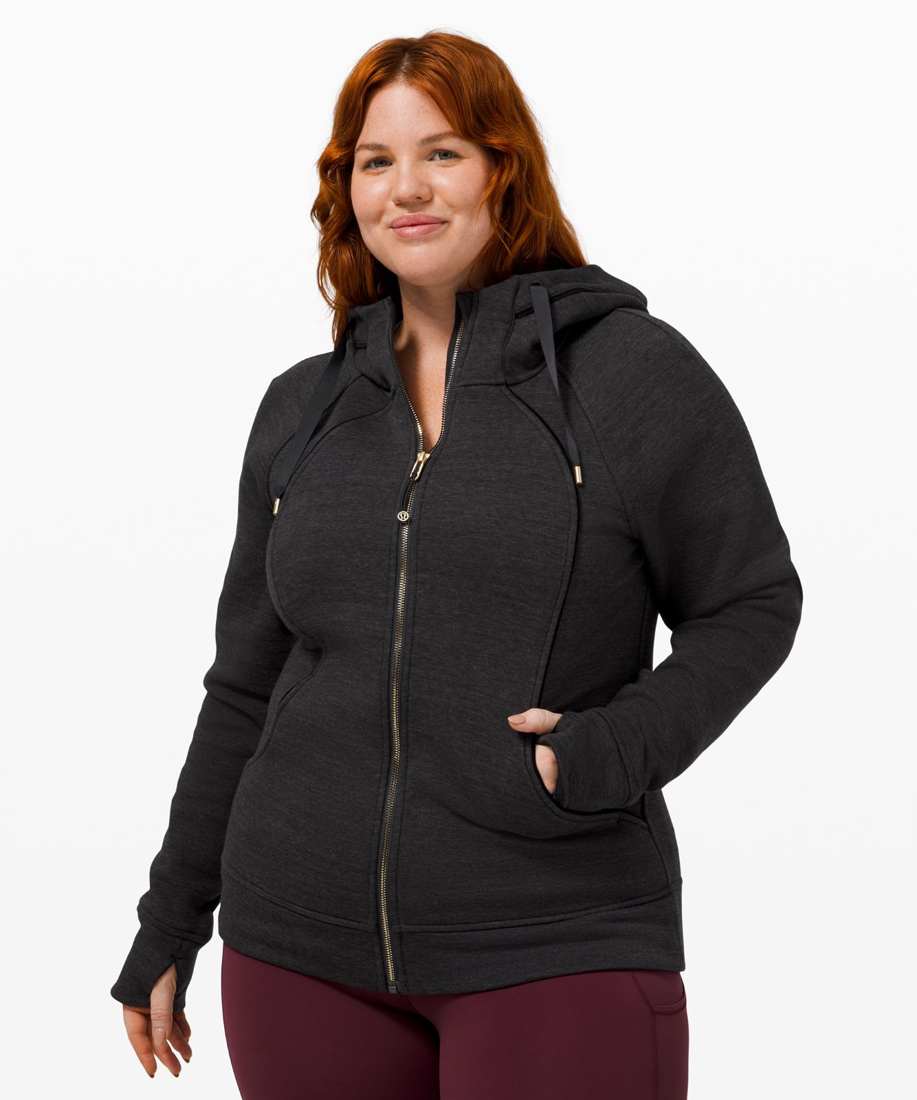 Lululemon Scuba Oversized Full Zip - Green Twill - lulu fanatics