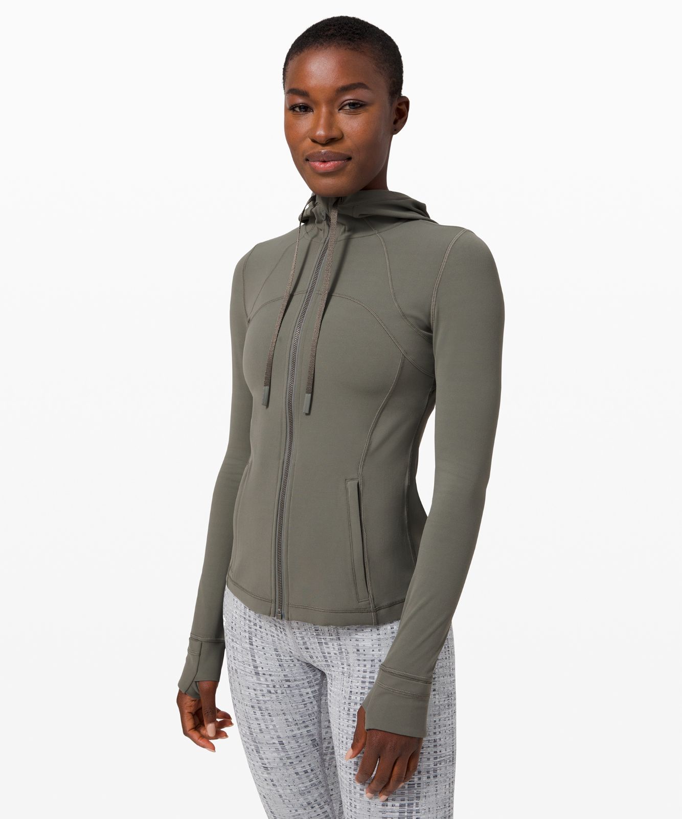 Marketplace find! Grey Sage Nulu Hooded Define Jacket (2) $55