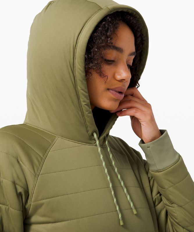 Dynamic Movement Hoodie Bronze Green luludrops