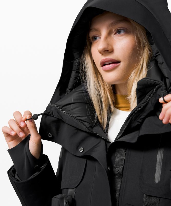 Polar Shield Parka | Black | luludrops