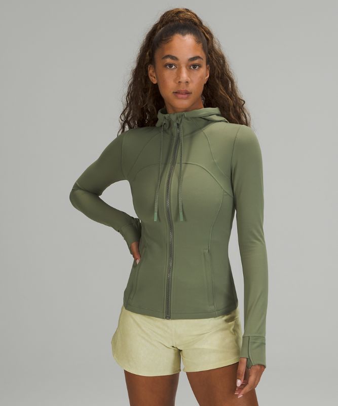 Hooded Define Jacket *Nulu, Green Twill