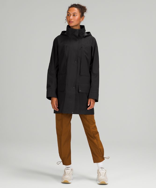 StretchSeal Relaxed-Fit Long Rain Jacket