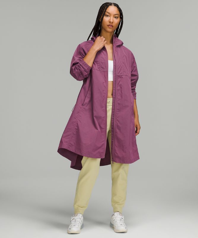 Oversized Fit Gathered Jacket