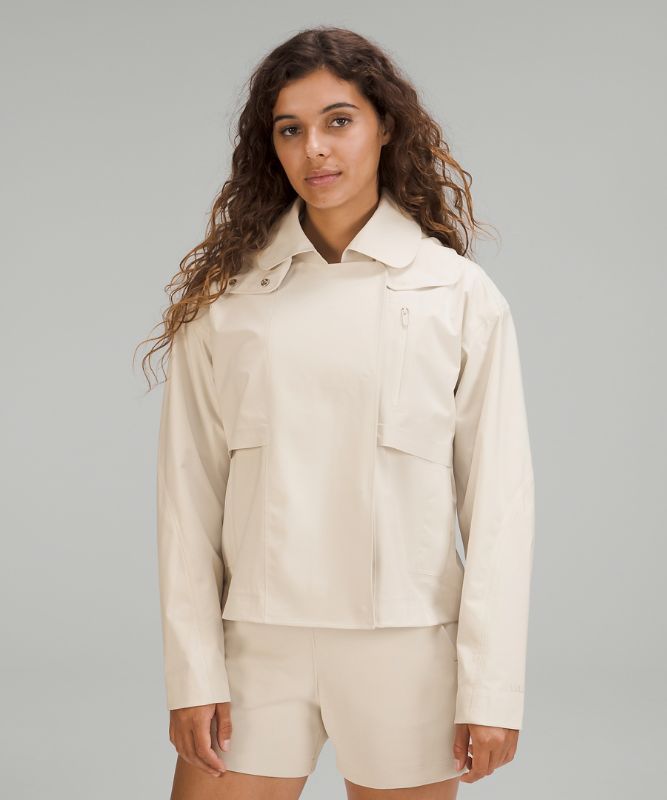 Waterproof Cropped Trench Coat