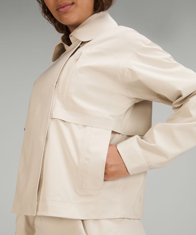 Waterproof Cropped Trench Coat