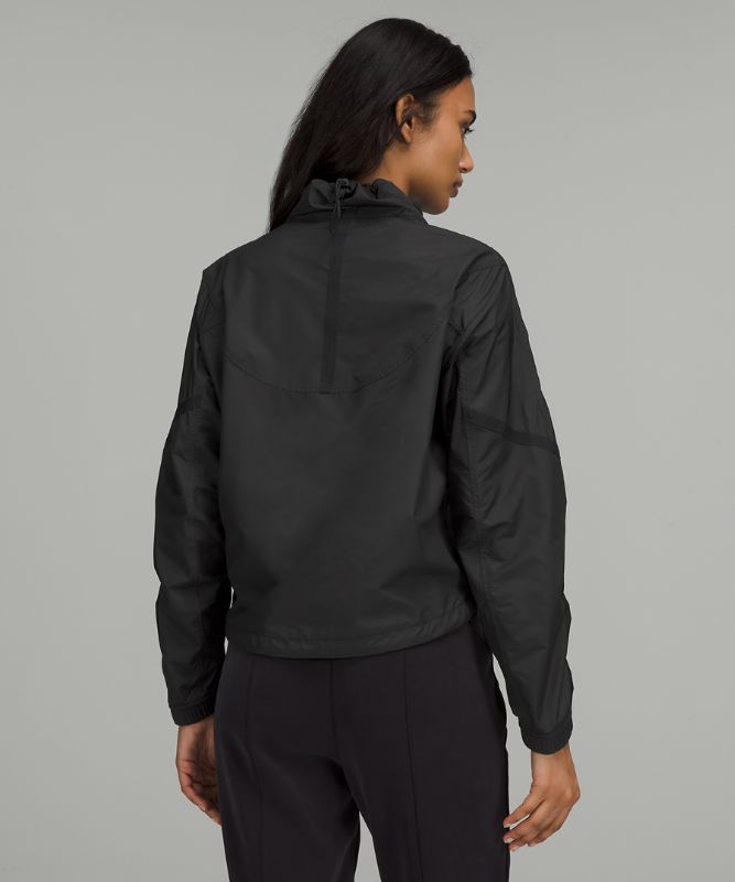 Lightweight Cropped Track Jacket