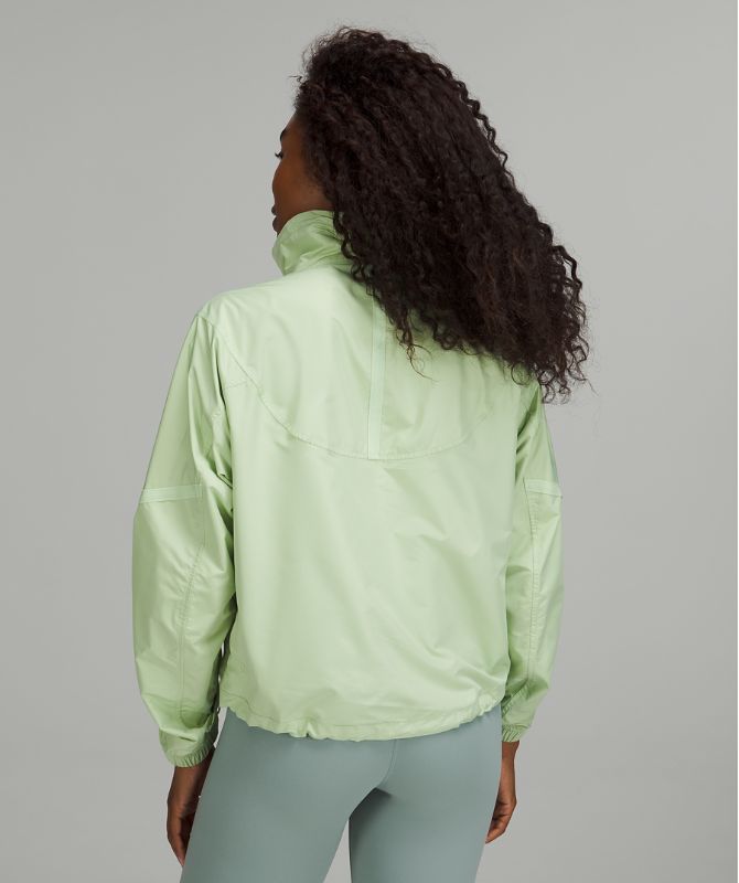 Lightweight Cropped Track Jacket