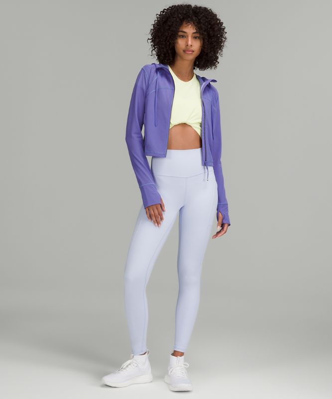 Nulu and Mesh Cropped Define Jacket