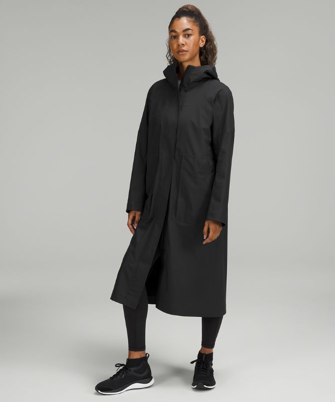 Long Waterproof Rain Jacket