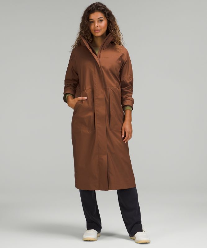 Long Waterproof Rain Jacket