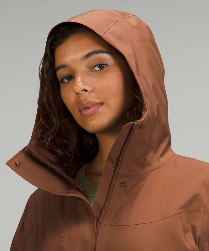 Long Waterproof Rain Jacket