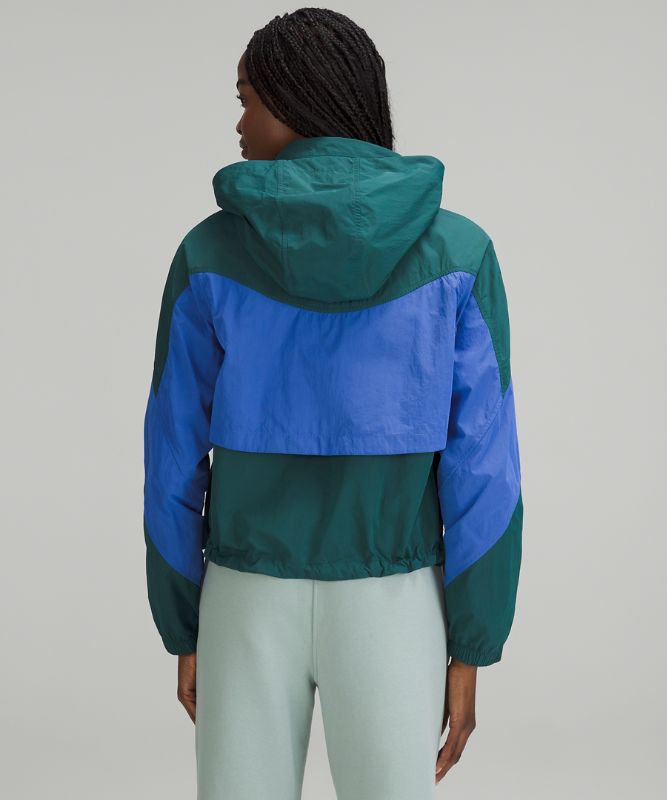 Evergreen Cropped Full-Zip Hoodie