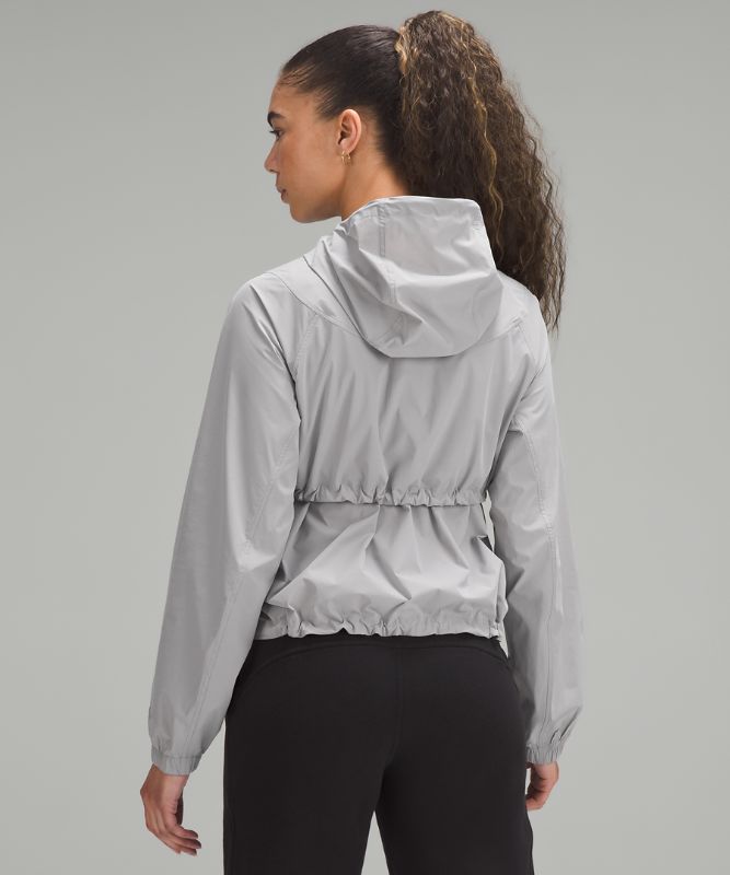 Drawstring Water-Resistant Hooded Jacket