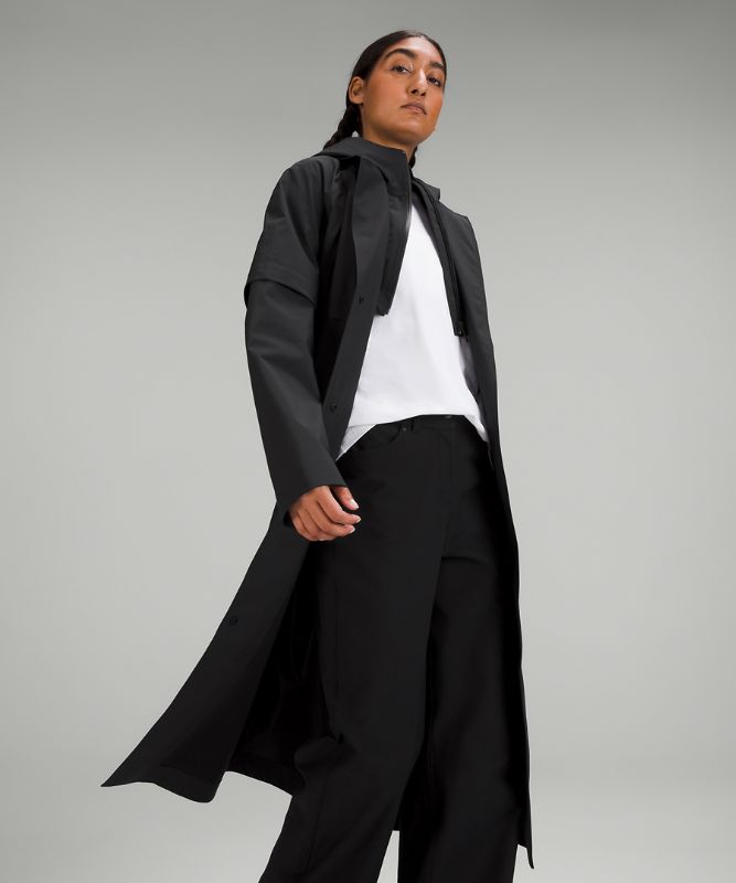 Belted Rain Trench Coat