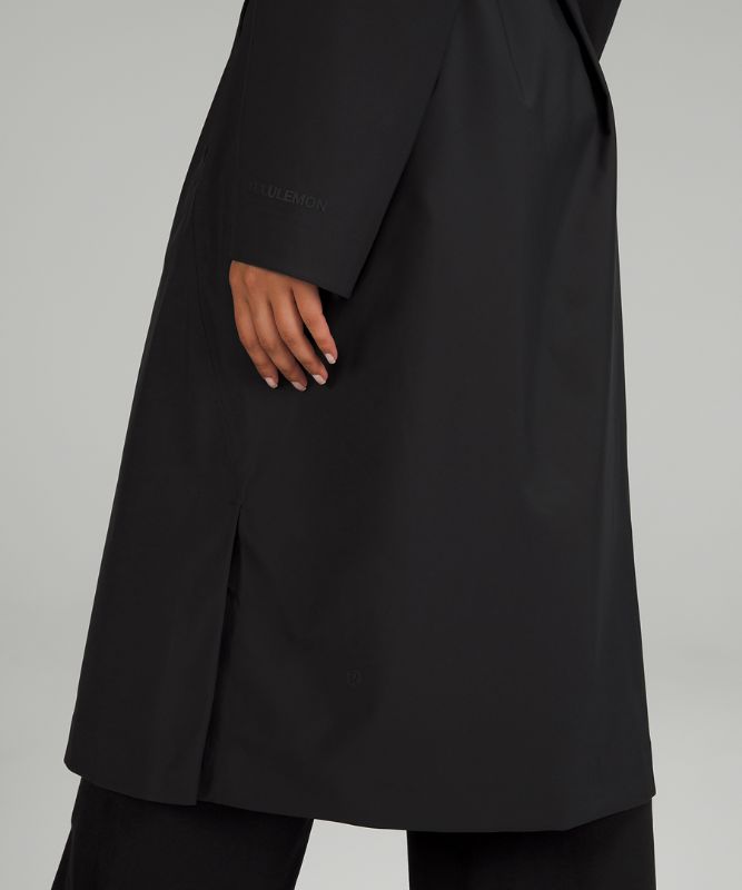 Belted Rain Trench Coat