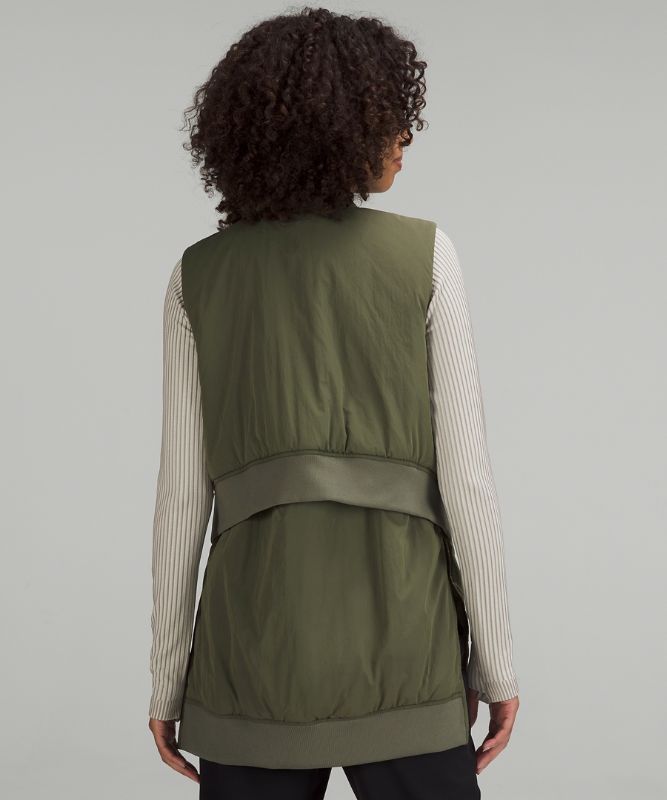 Long Insulated Bomber Vest