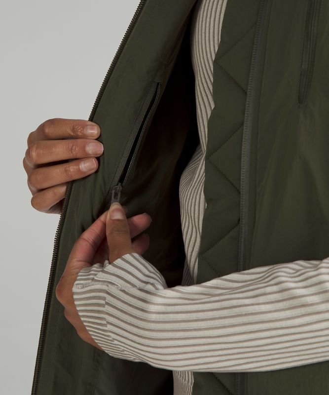 Long Insulated Bomber Vest