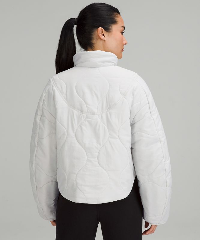 Quilted Light Insulation Cropped Jacket