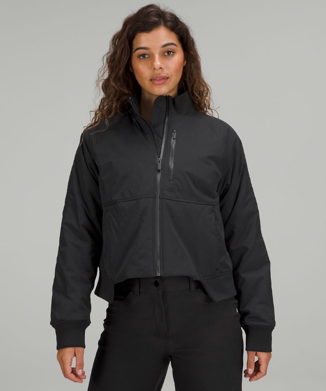 Short Insulated Bomber Jacket