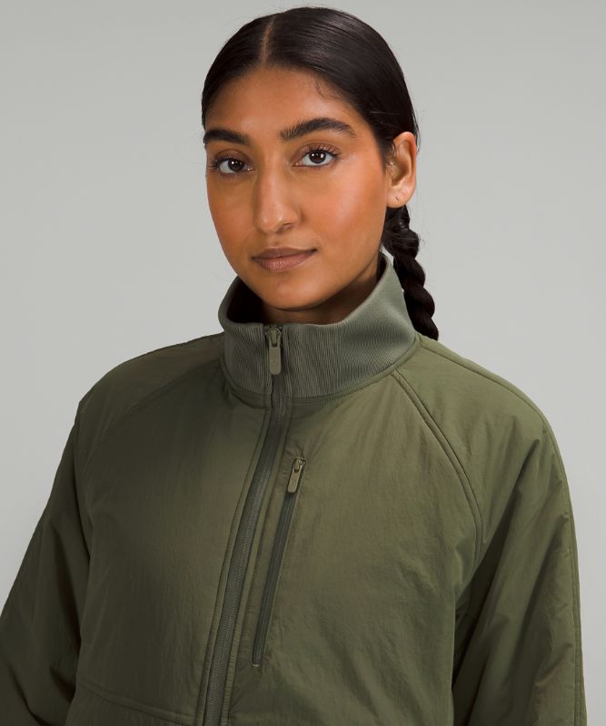 Short Insulated Bomber Jacket