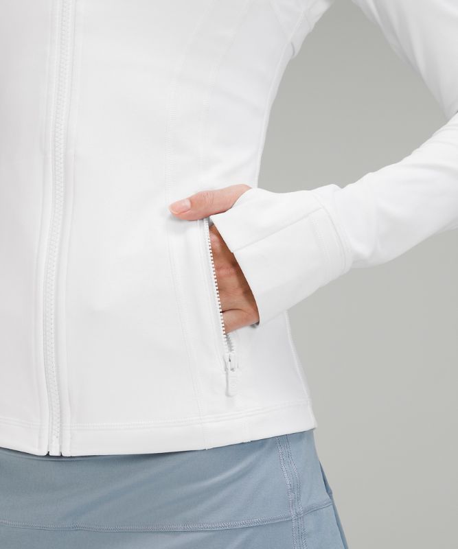 Lululemon Define Jacket Flocked - White - lulu fanatics