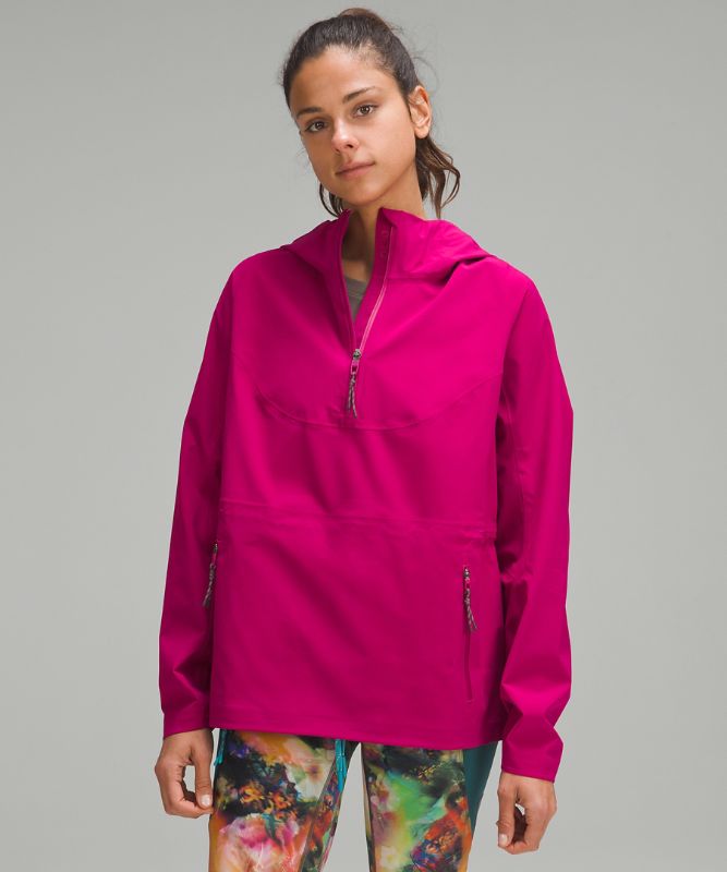 Stretch Waterproof Hiking Half-Zip Pullover