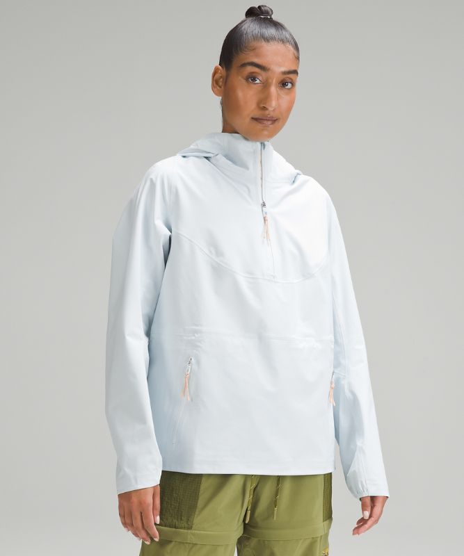 Stretch Waterproof Hiking Half-Zip Pullover