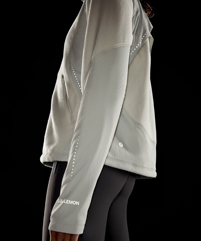 Fleece-Lined Running Jacket