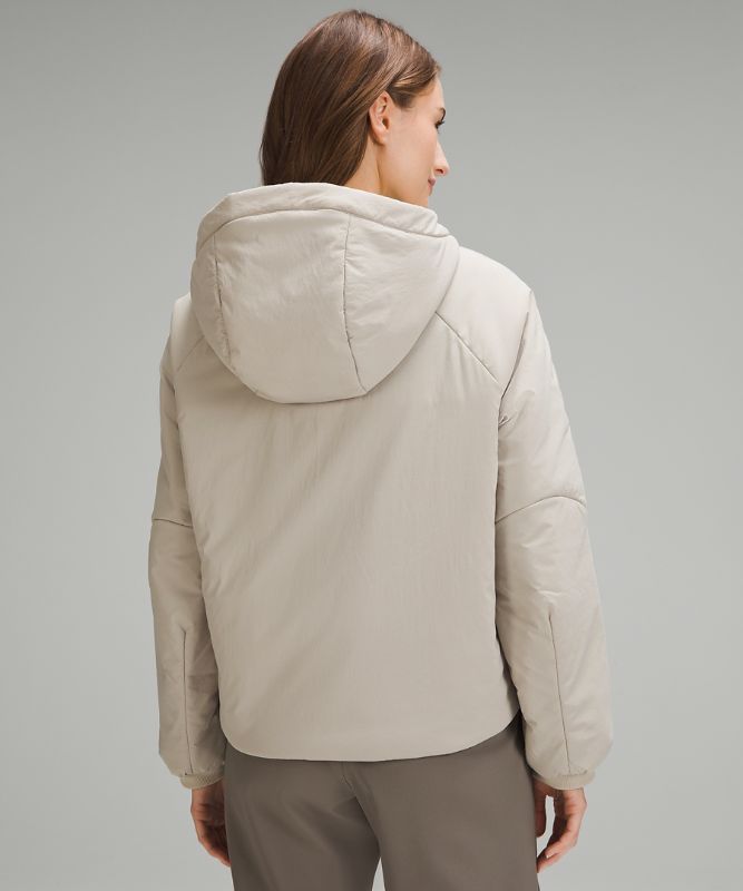 Water-Resistant Insulated Hooded Jacket