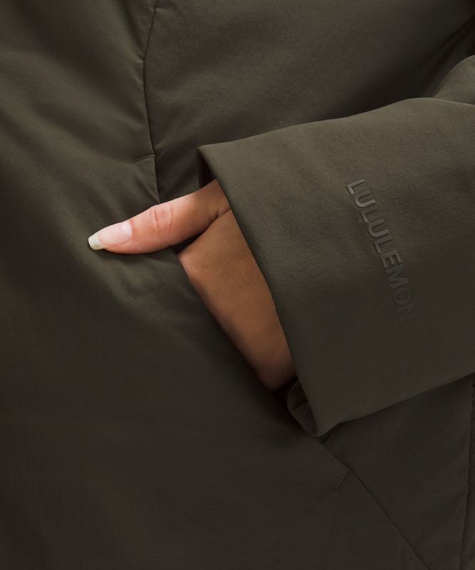 Water-Resistant Insulated Shirt Jacket