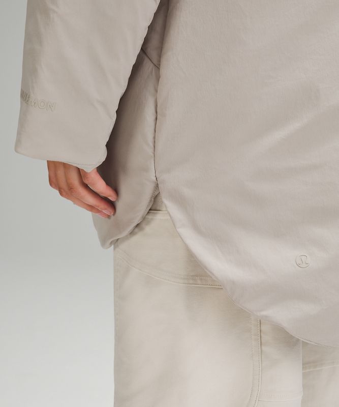 Water-Resistant Insulated Shirt Jacket