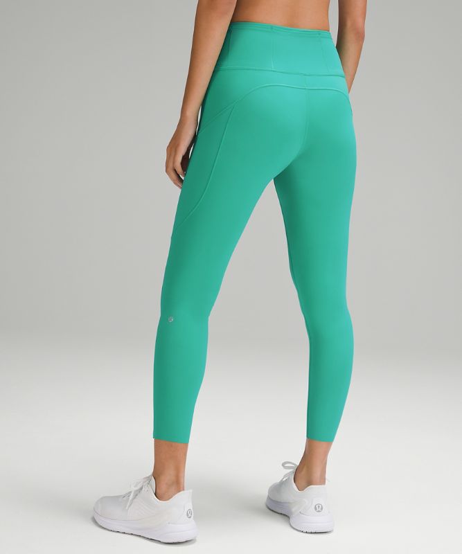 Fast and Free Reflective High-Rise Tight 25, Kelly Green