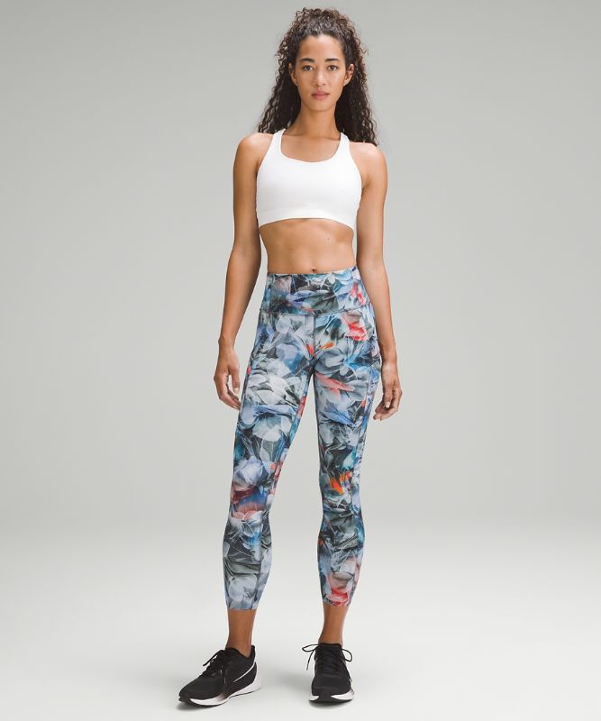 Fast and Free Reflective High-Rise Tight 25, Luminescent Floral Multi