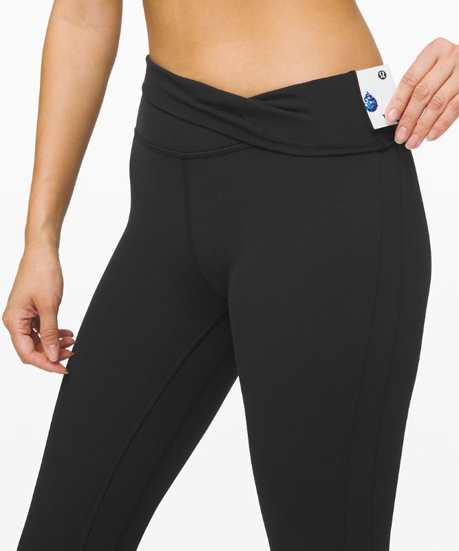 Lululemon Align Pant 28 *wrap Waist In Black