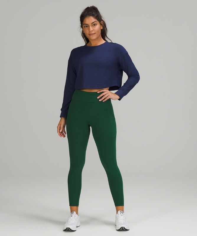 Lululemon Invigorate High-Rise Tight Leggings Green Everlux Fabric