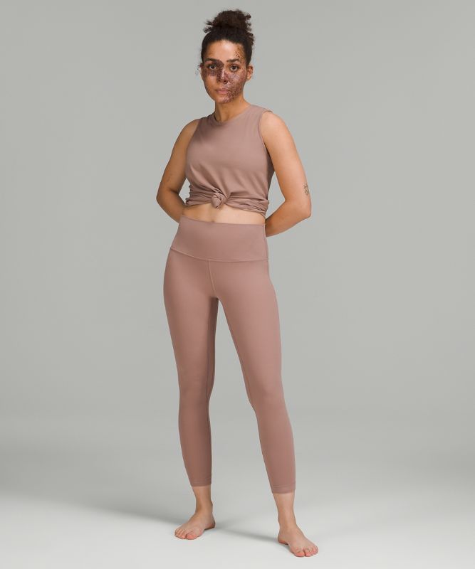 Align Leggings(Java Size 6)and All It Takes Tee *Nulu (Twilight Rose Size 6).  Beautiful color combo, inspired by another user! : r/lululemon
