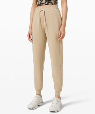 Lululemon Beyond the Studio 7/8 Jogger W5DD6S Trench Beige Lined Yoga Size:  10