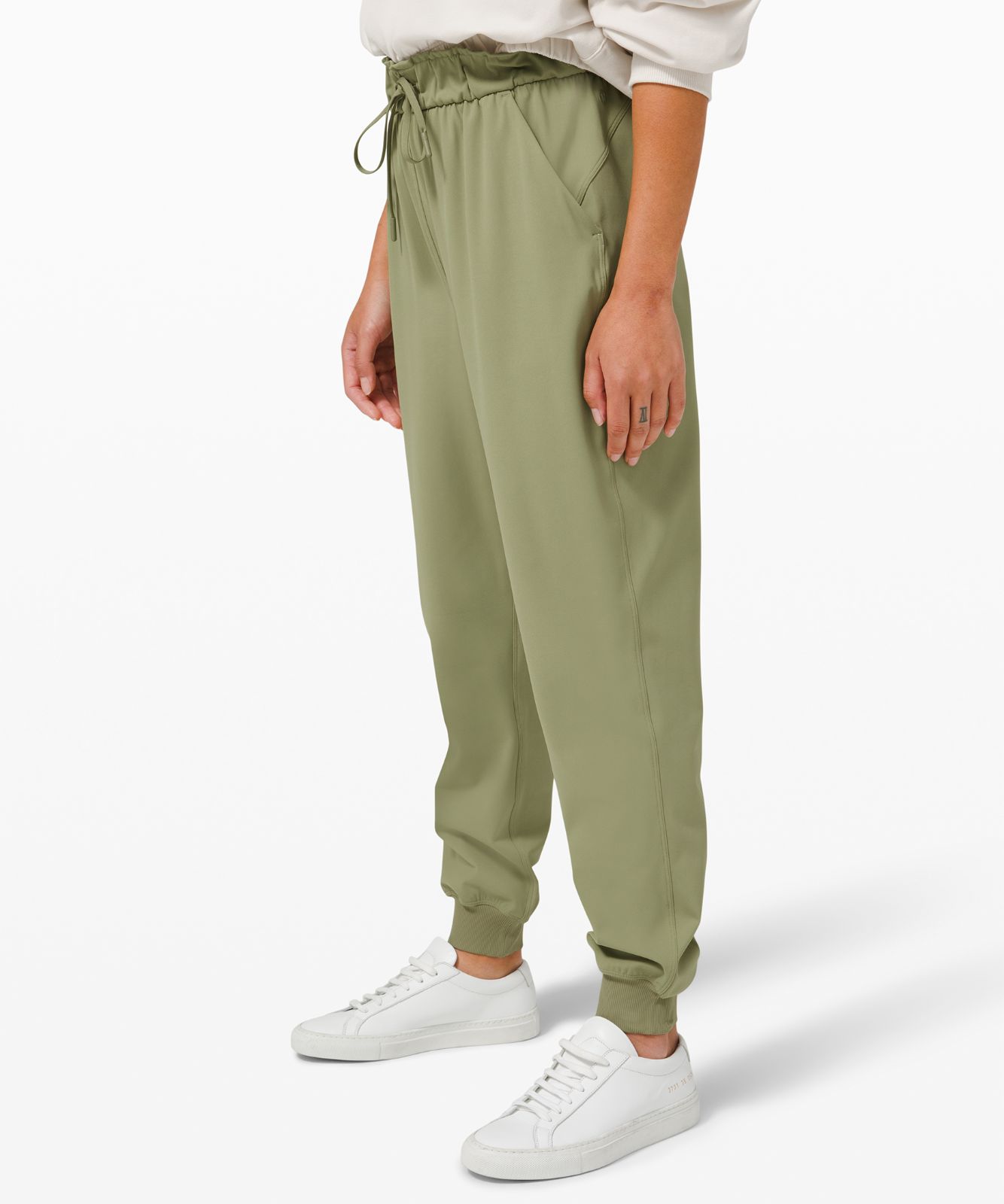 Stretch High-Rise Jogger, Rosemary Green