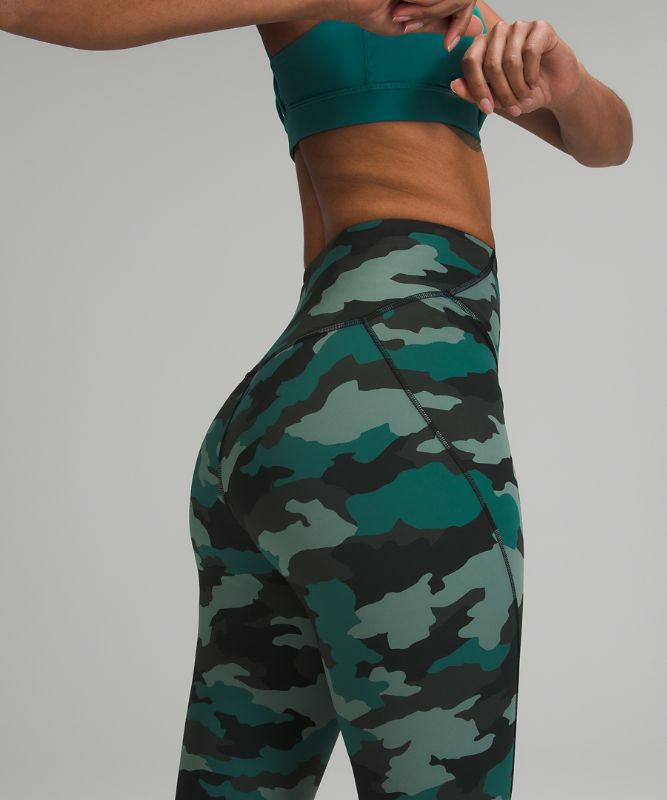 Lululemon Align™ High-rise Pants 25 In Heritage 365 Camo Tidewater Teal