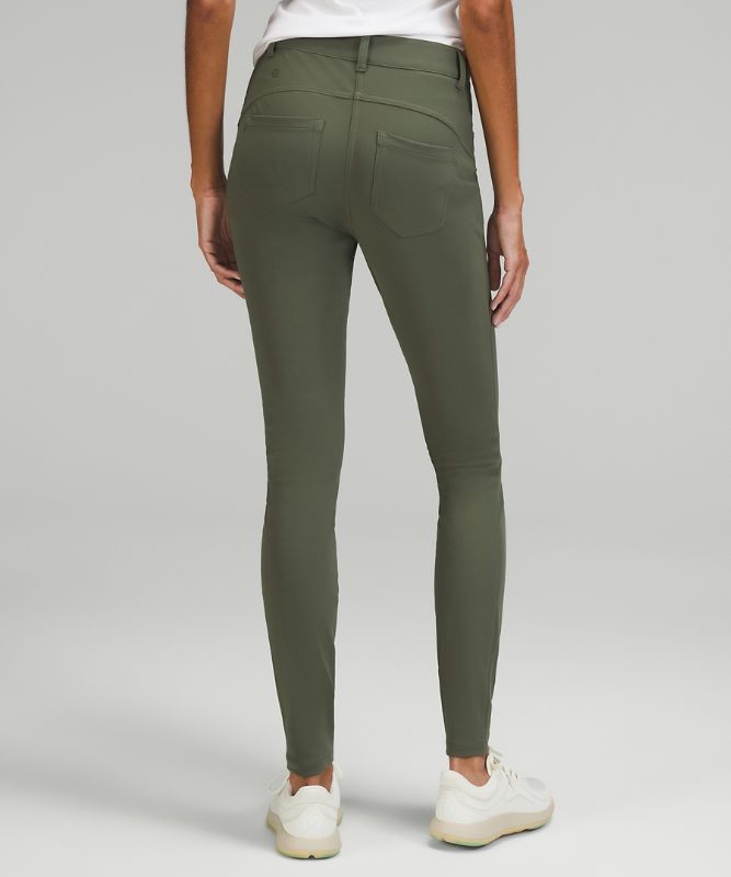 City Sleek Slim-Fit 5 Pocket High-Rise Pant