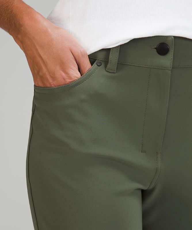 City Sleek Slim-Fit 5 Pocket High-Rise Pant
