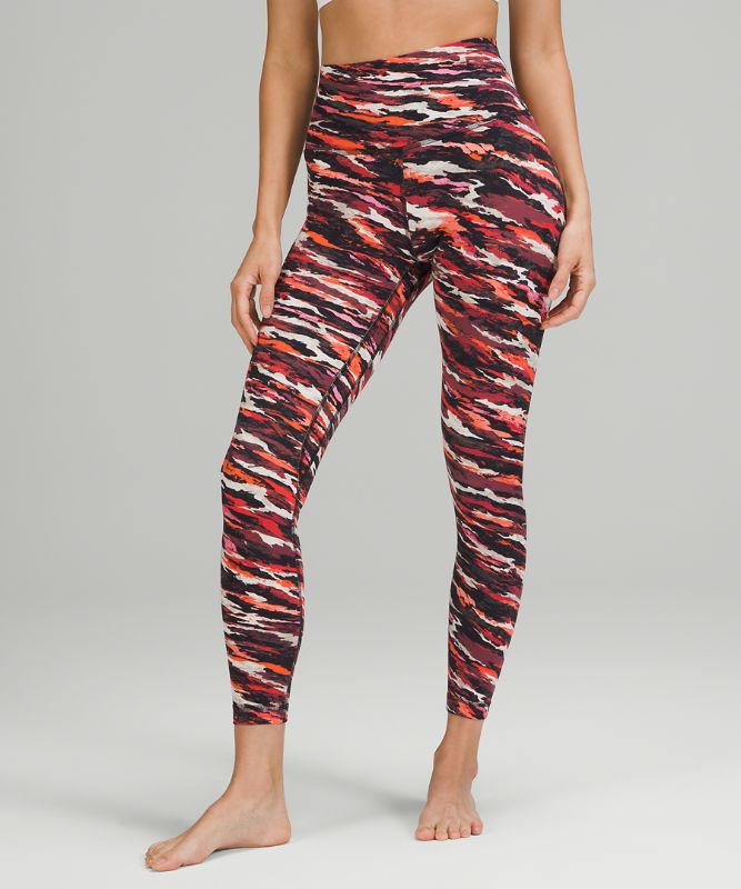 lululemon Align™ High-Rise Pant 24 *Asia Fit, Tiger Tide Smoky Red Multi