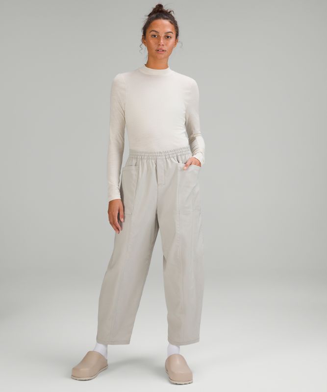 lululemon lab Woven High-Rise Barrel Leg Trouser 26" Online Only