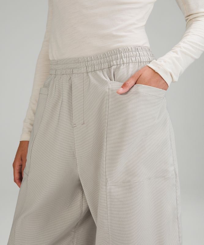 lululemon lab Woven High-Rise Barrel Leg Trouser 26" Online Only