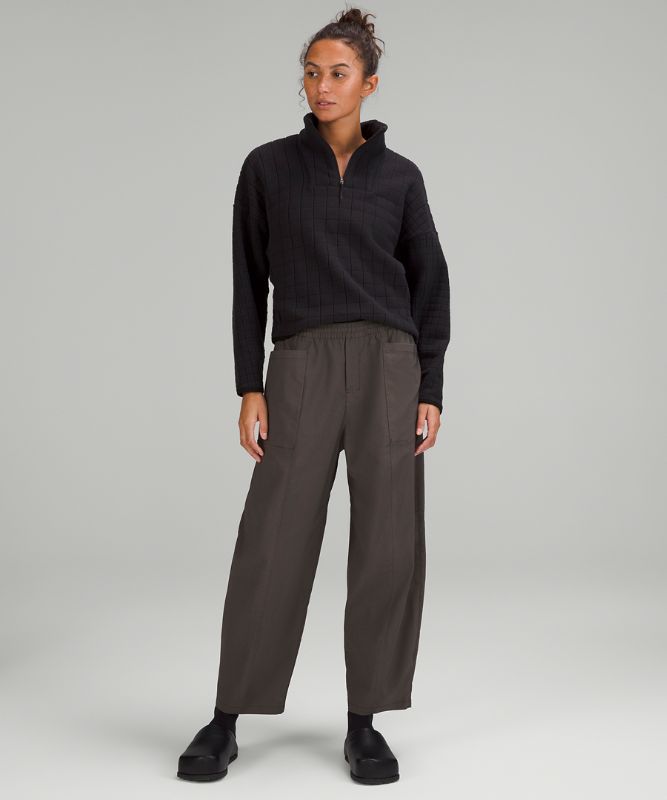 NWT • Lululemon LA Barrel Leg Pant • Black Granite • Sz order 8