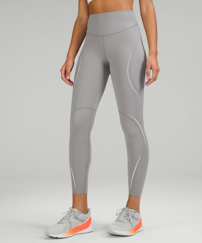 Base Pace High-Rise Reflective Tight 25"