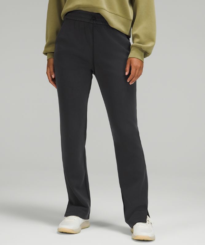 Brushed Softstreme Split-Hem High-Rise Pant